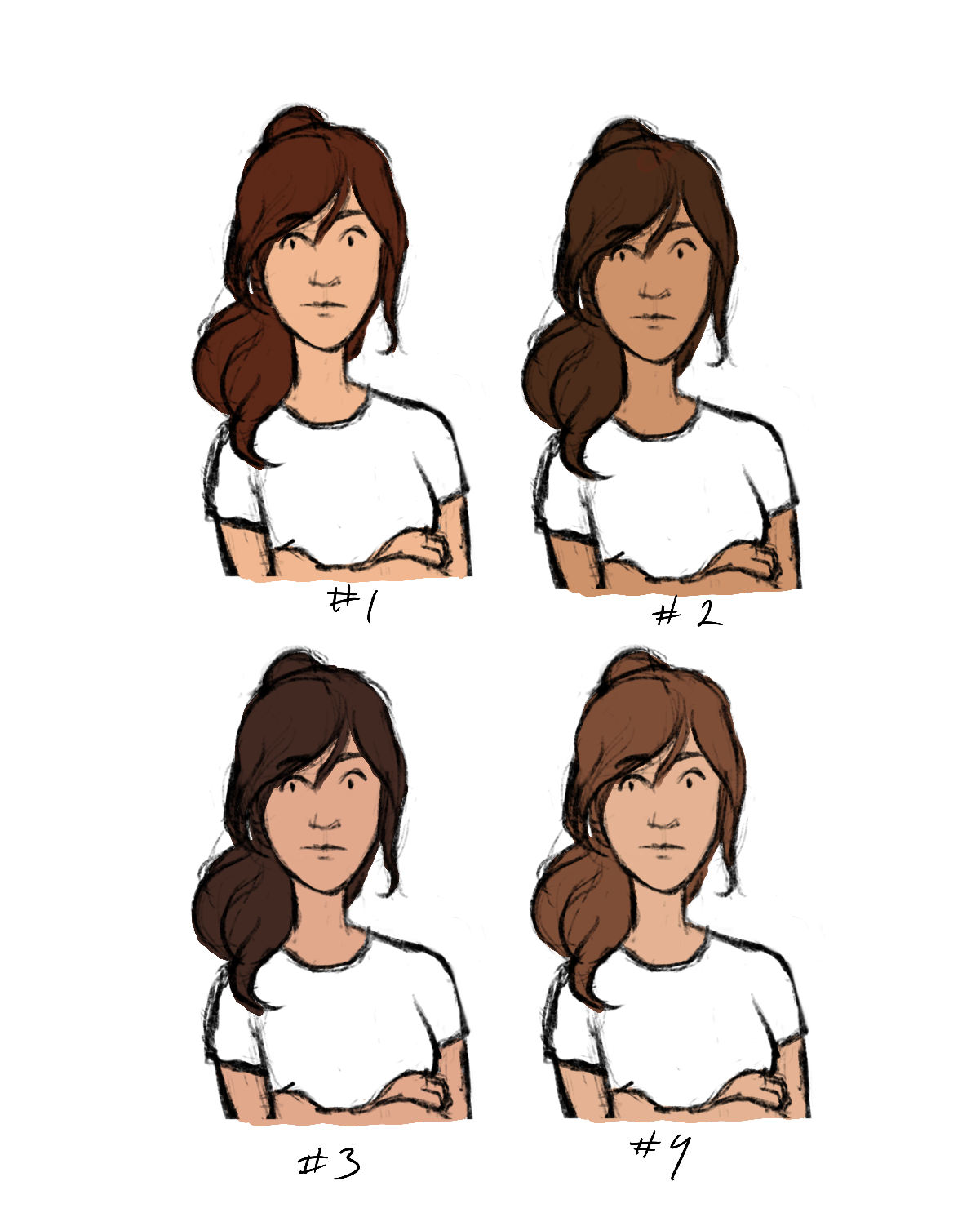 Rebecca hair options